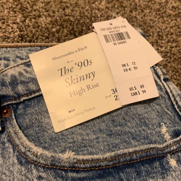 Abercrombie 90s High Rise Jeans - Picture 4 of 4